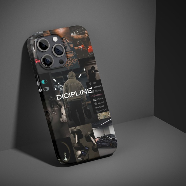 Discipline Mindset Collage Phone Case