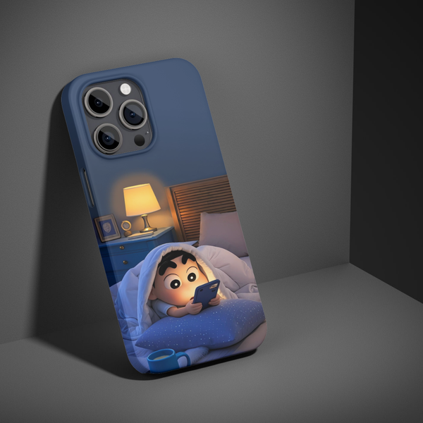 📱 Midnight Scroll Shinchan Phone Case
