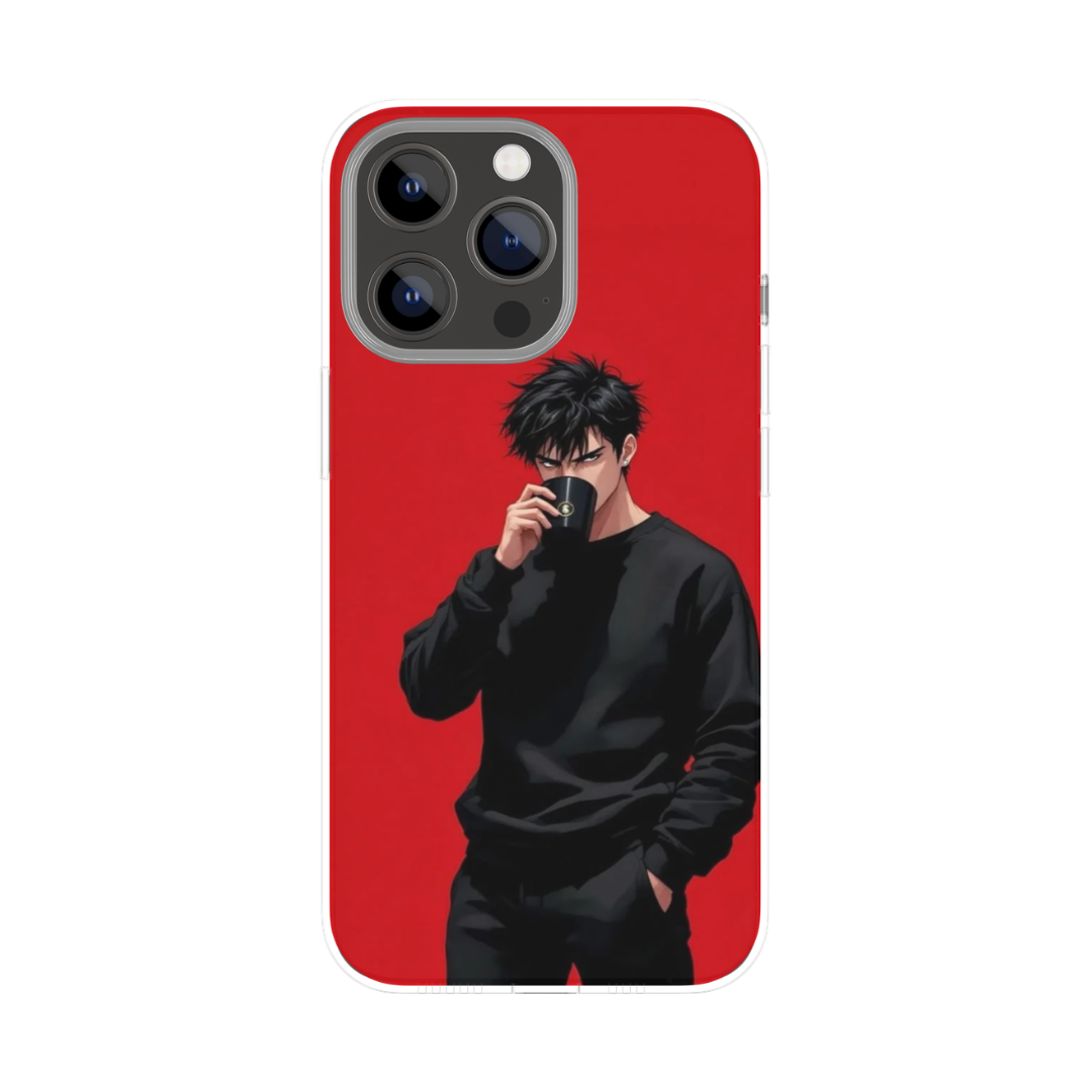 🔥 Shadow Brew Anime Case – Bold Red Edition