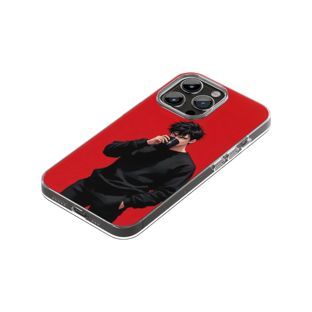 🔥 Shadow Brew Anime Case – Bold Red Edition