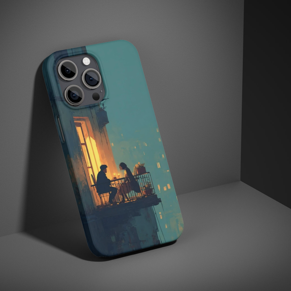 Midnight Balcony Moments Phone Case