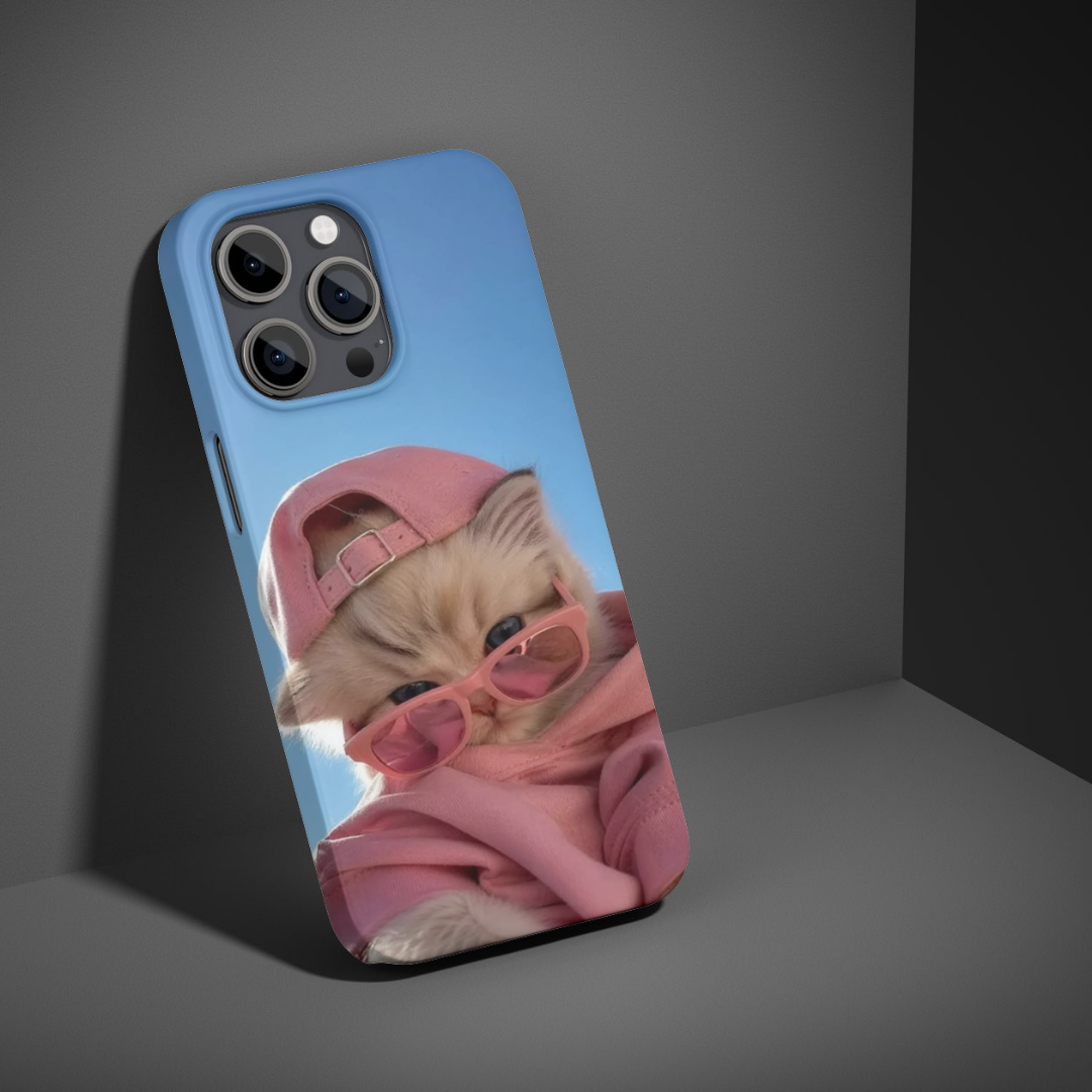 Pink Cool Kitty Phone Case