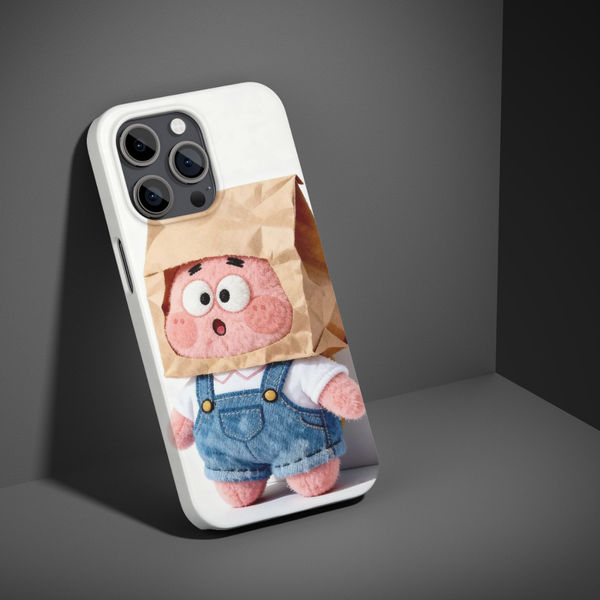 Cute Patrick Plush Phone Case