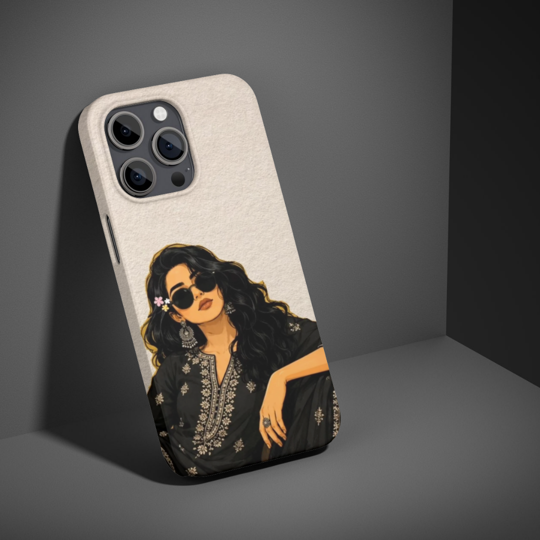 Stylish Girl Aesthetic Phone Case