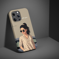 Minimal Fashion Girl Phone Case