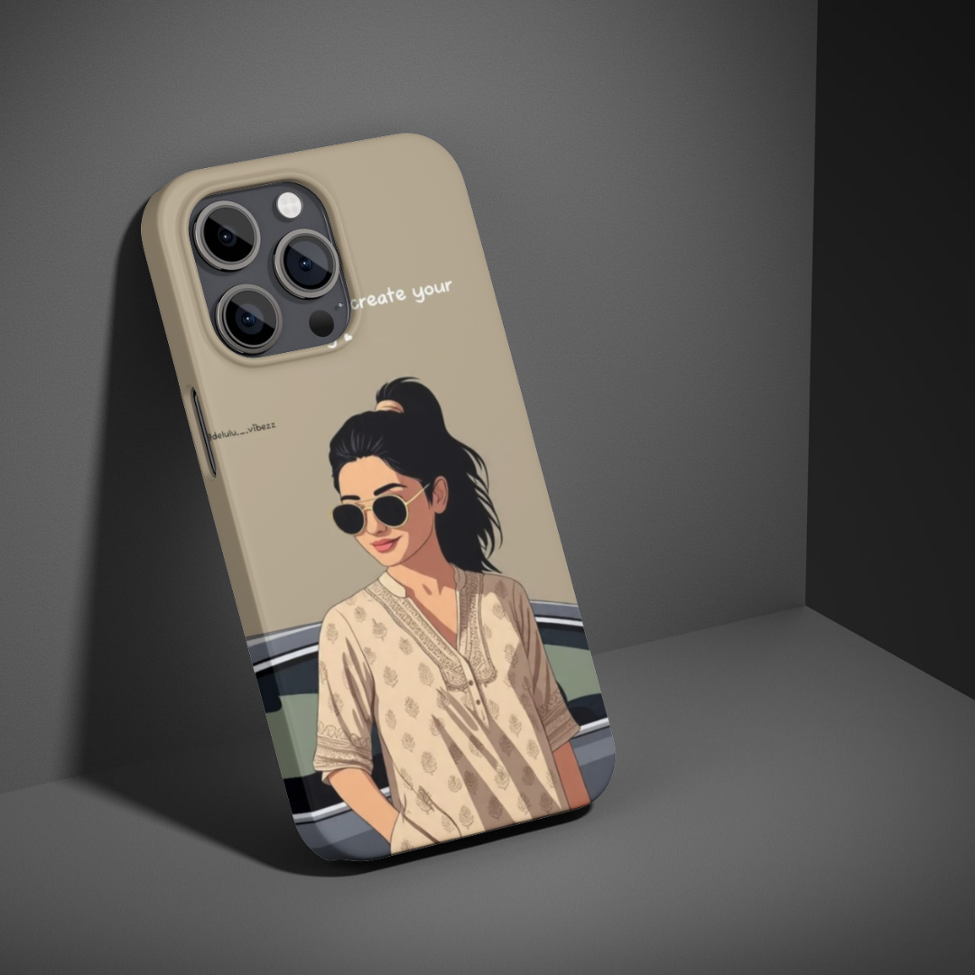 Minimal Fashion Girl Phone Case