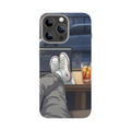 💻 Late Night Hustle Anime Case – Work & Chill Edition